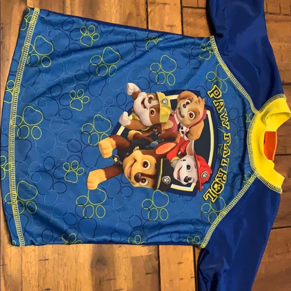 Toddler boys swim shirt